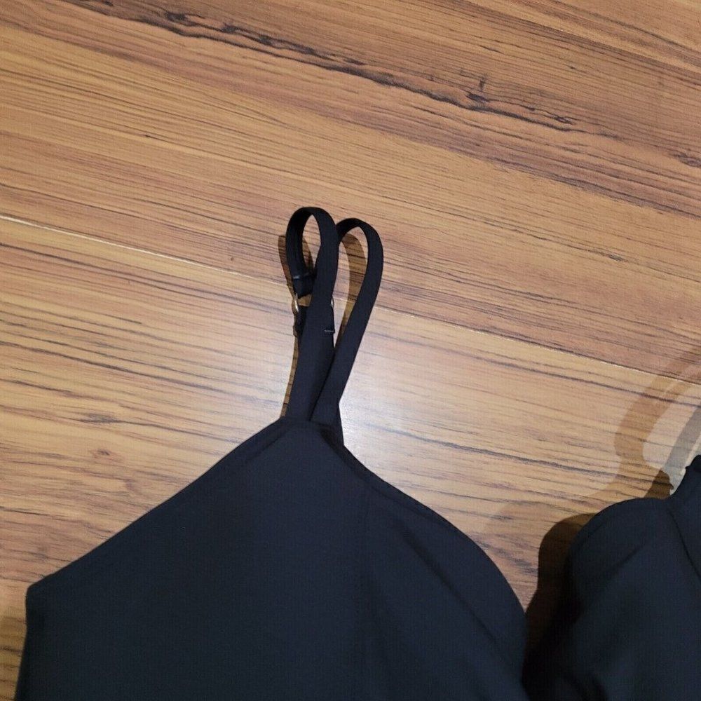 Birdsong Size 32DDD Bare Necessities Black Underwire Wrap‎ Tankini Swim Top - Picture 10 of 16